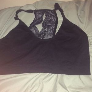 Navy blue bra